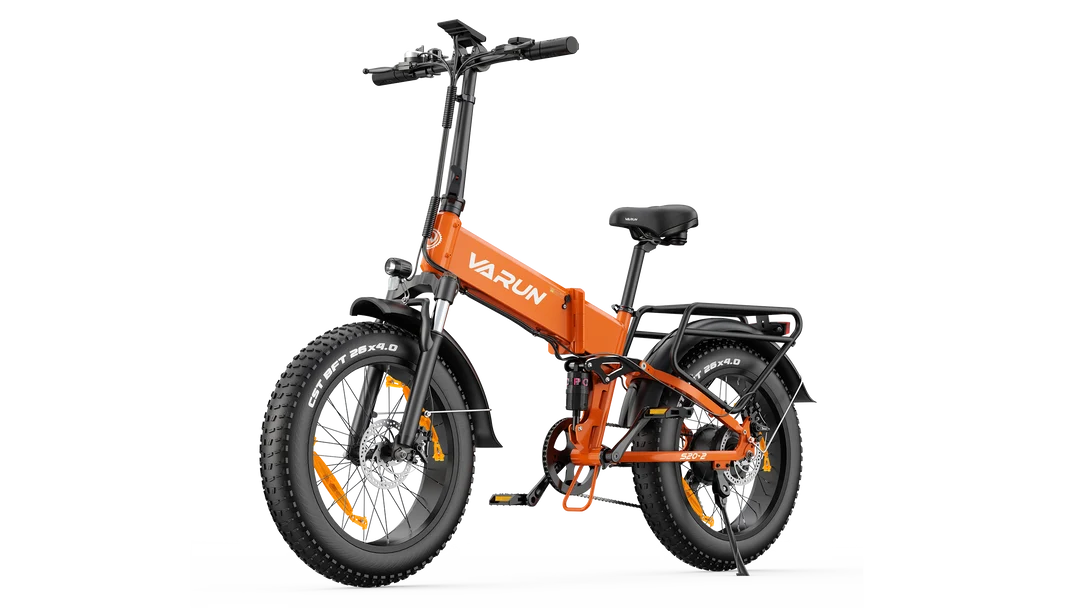 VARUN S20-2 Full Suspension Folding Fat Tyre Electric Bike 5