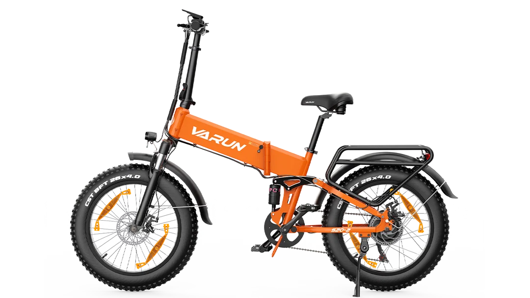 VARUN S20-2 Full Suspension Folding Fat Tyre Electric Bike 6