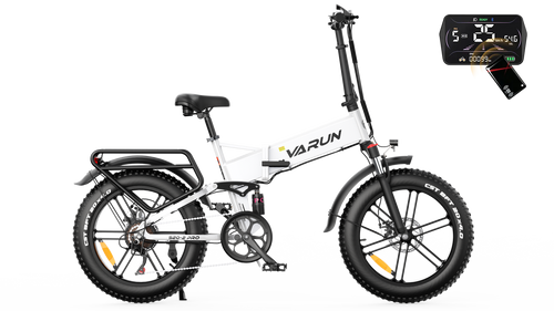 Varun S20-2 Pro Electric Bike in Black – main product view