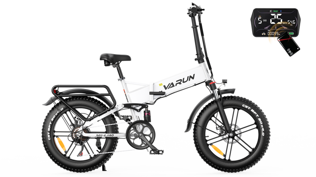 Varun S20-2 Pro Electric Bike in Black – main product view