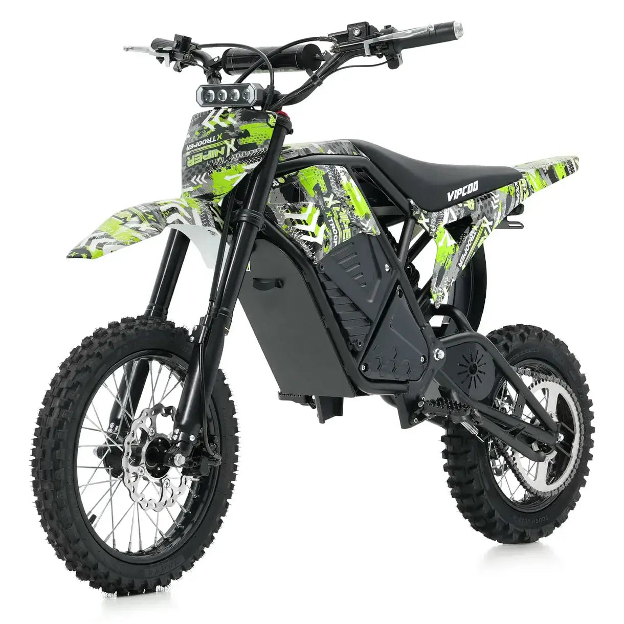 VIPCOO H3 Electric Dirt Bike - Full Suspension - 63KM/H Vipcoo