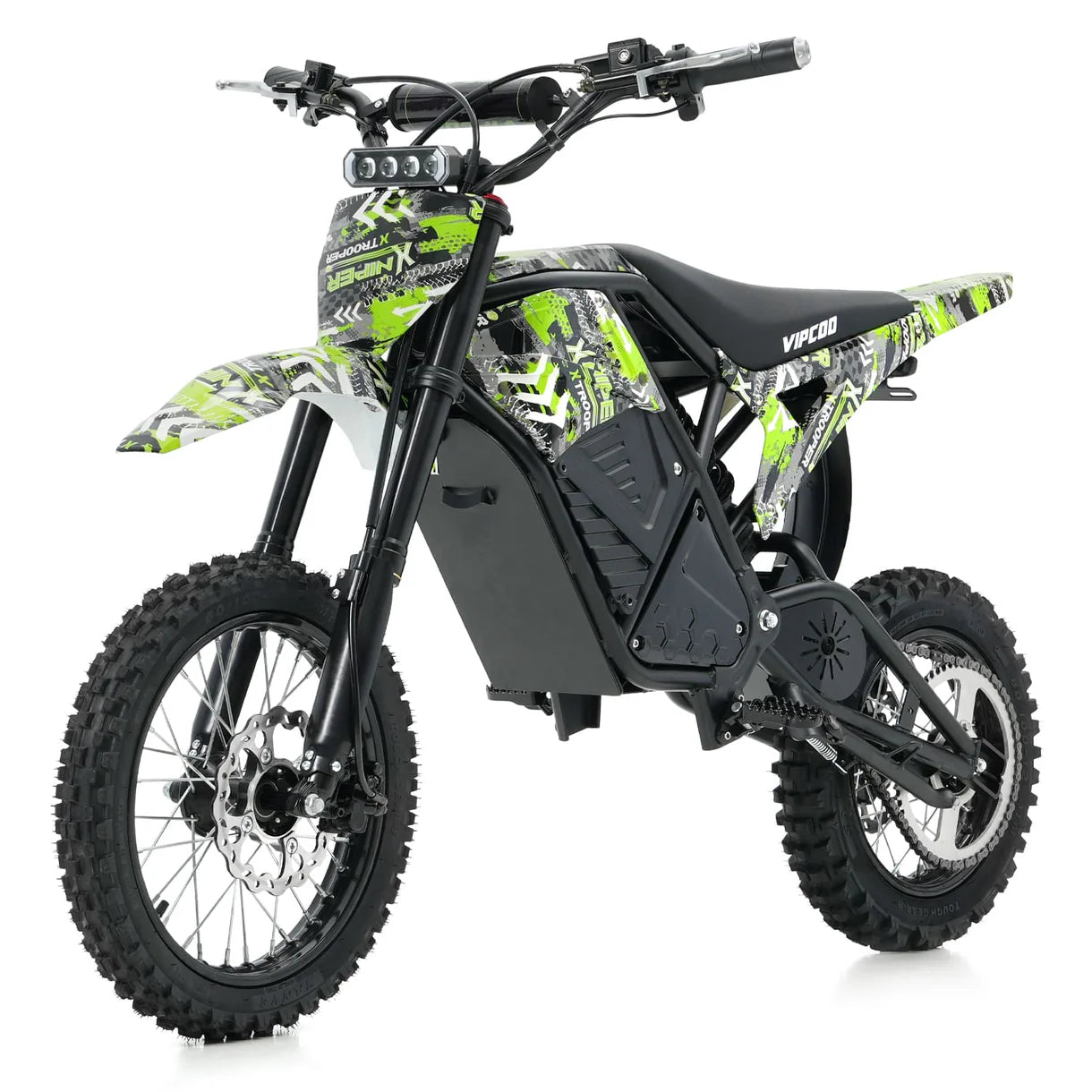VIPCOO H3 Electric Dirt Bike - Full Suspension - 63KM/H Vipcoo