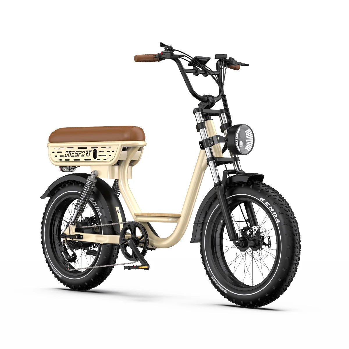 Bicicleta eléctrica de ruedas anchas Onesport W77 4