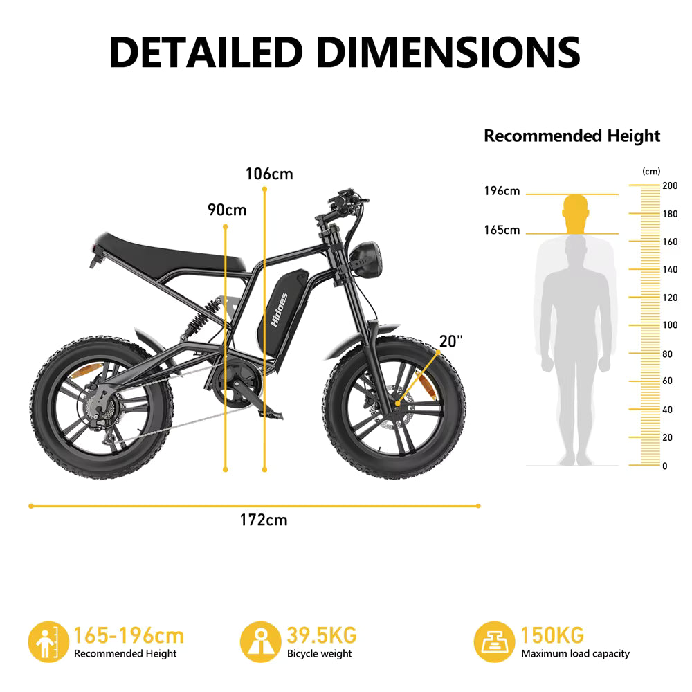 Hidoes B6 Electric Bike - Trail Surge