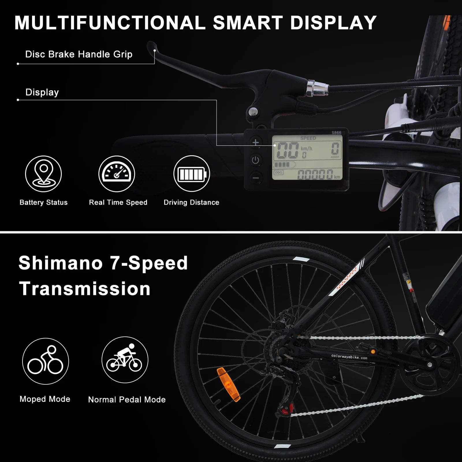 Colorway BK15 Electric Bike 250W 36V 15Ah