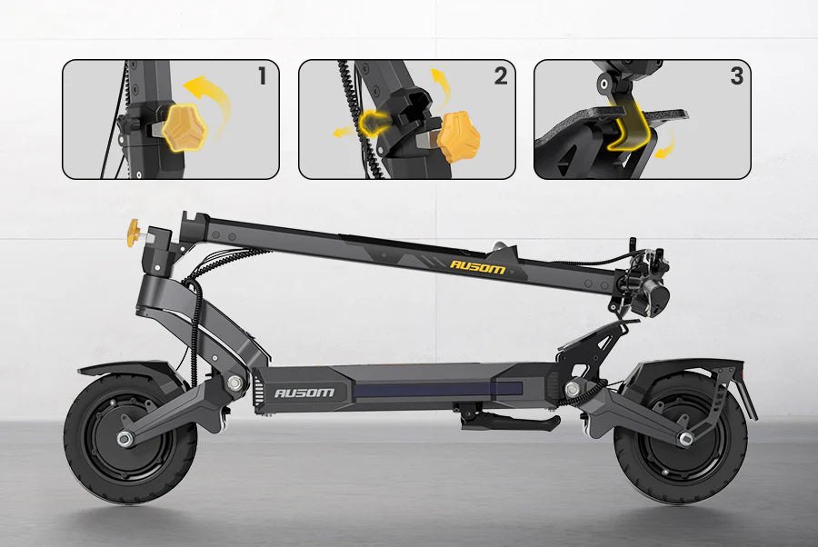 Ausom DT2 Pro Electric Scooter Dual Motor 2200W 52V 23.4AH Ausom