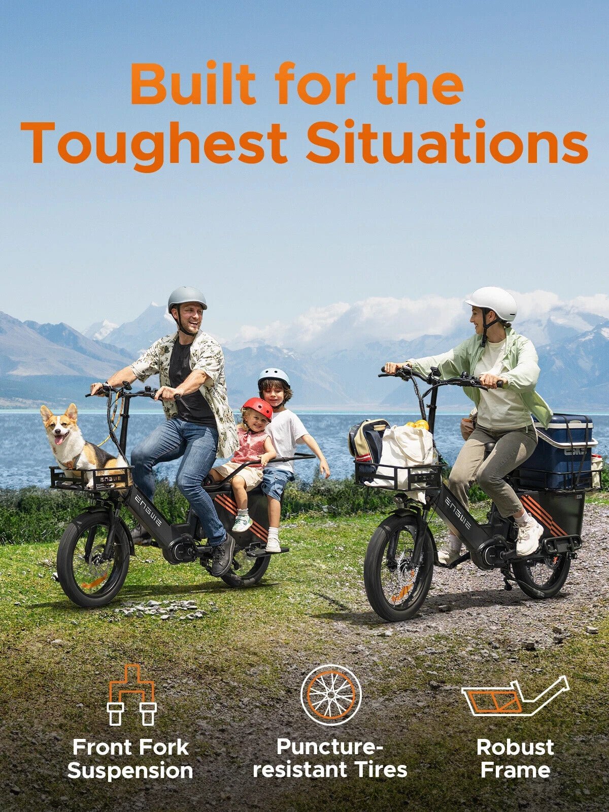 ENGWE LE20 Cargo Electric Bike 250W 100Nm Torque