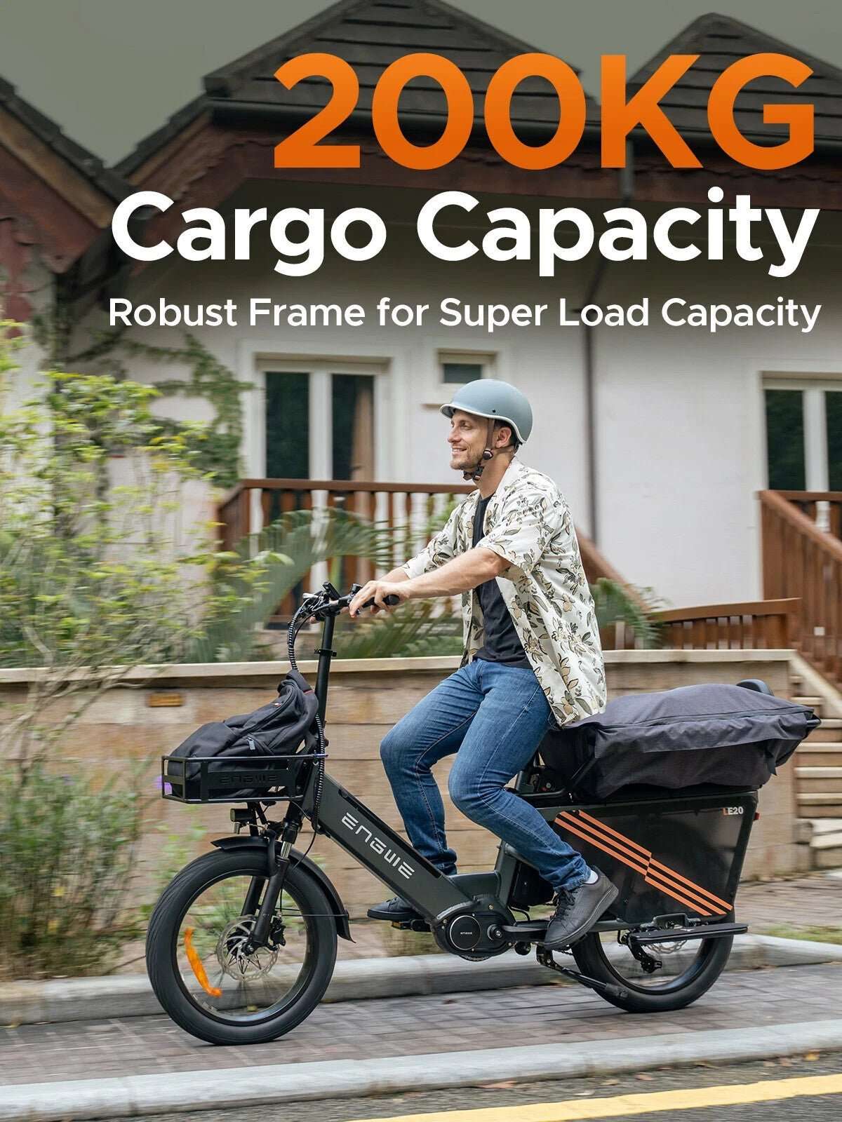 ENGWE LE20 Cargo Electric Bike 250W 100Nm Torque