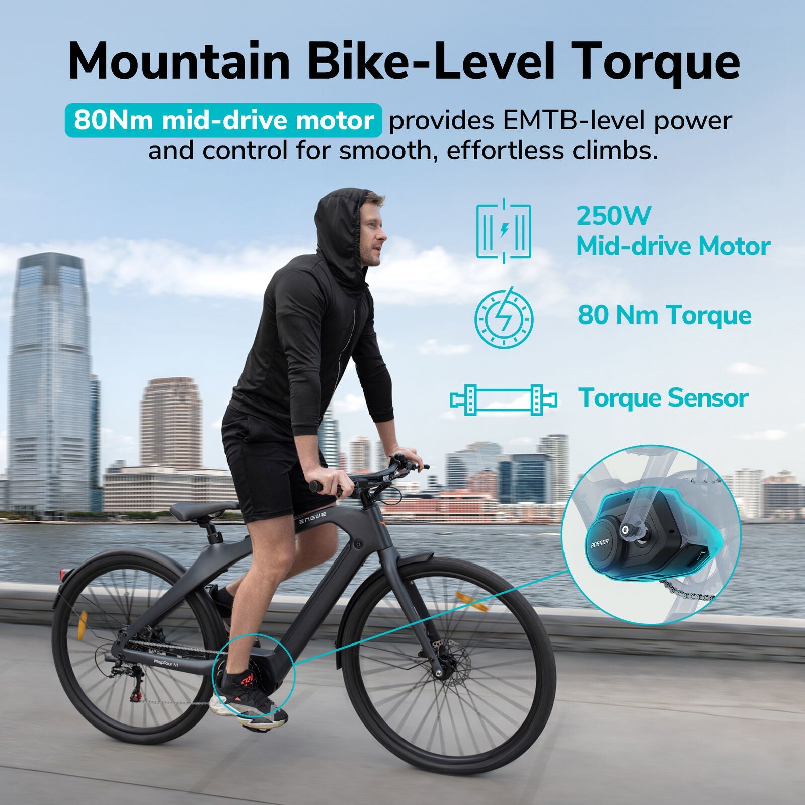 ENGWE N1 AIR Electric Bike 250W 36V 10Ah