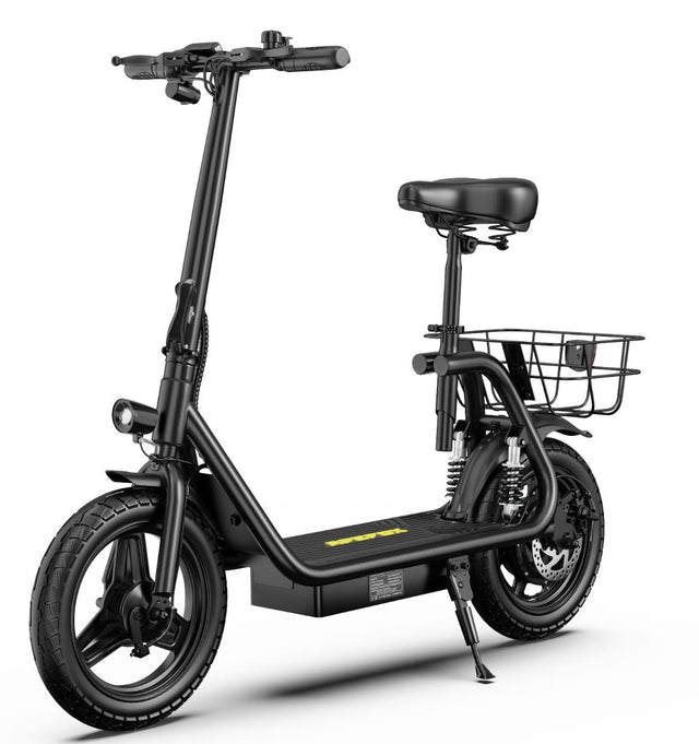 Apefox C14 Seated Electric Scooter – Black product photograph