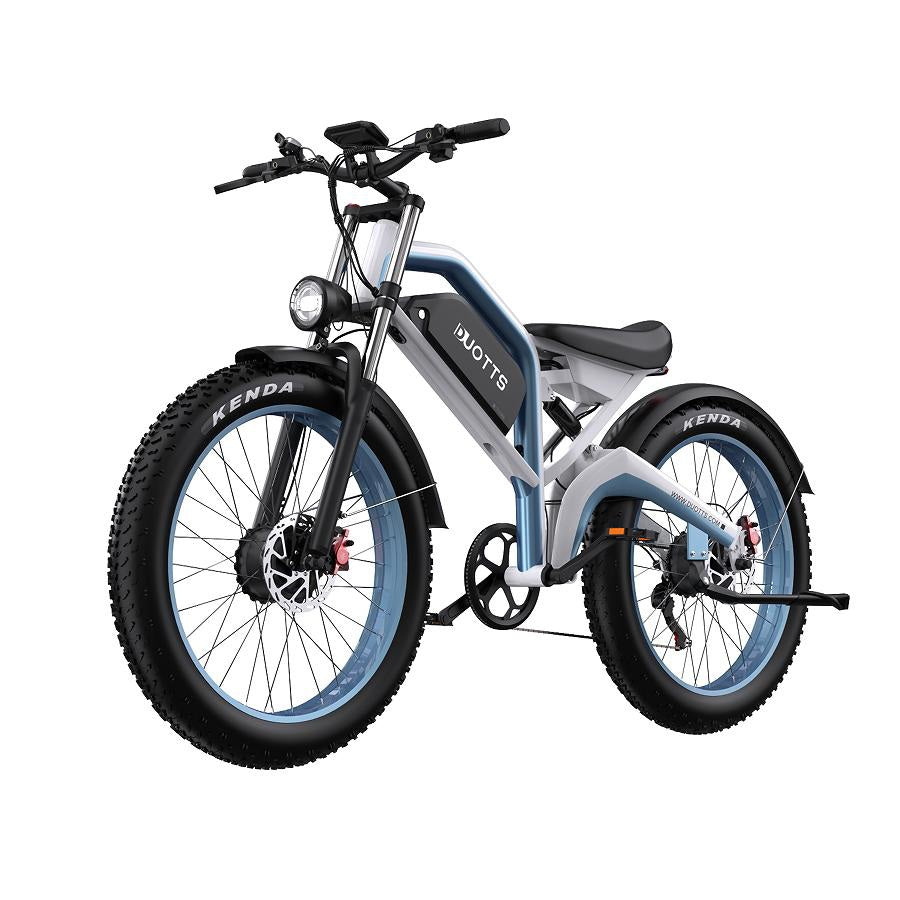 Duotts N26 Dual-Motor Fat-Tyre Electric Bike – Silver product photograph