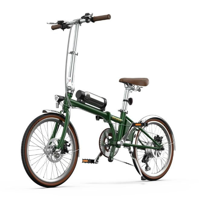 Onesport OT02 Pro Compact Folding Electric Bike – Green product photograph