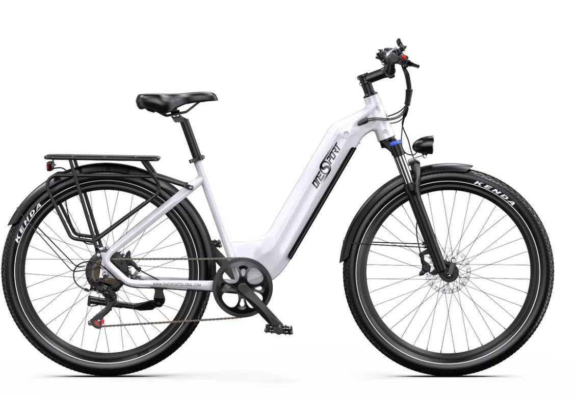 Onesport WT05 Torque-Sensor Electric Bike – White product photograph