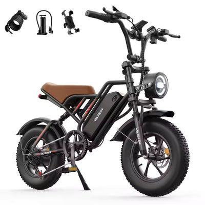 Varun Super Y Kleine Elektrische Fiets 16inch Fat Tire 250W 48V 13Ah