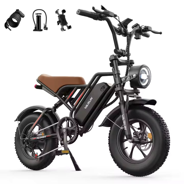 Varun Super Y Small Electric Bike 16inch Fat Tire 250W 48V 13Ah Varun
