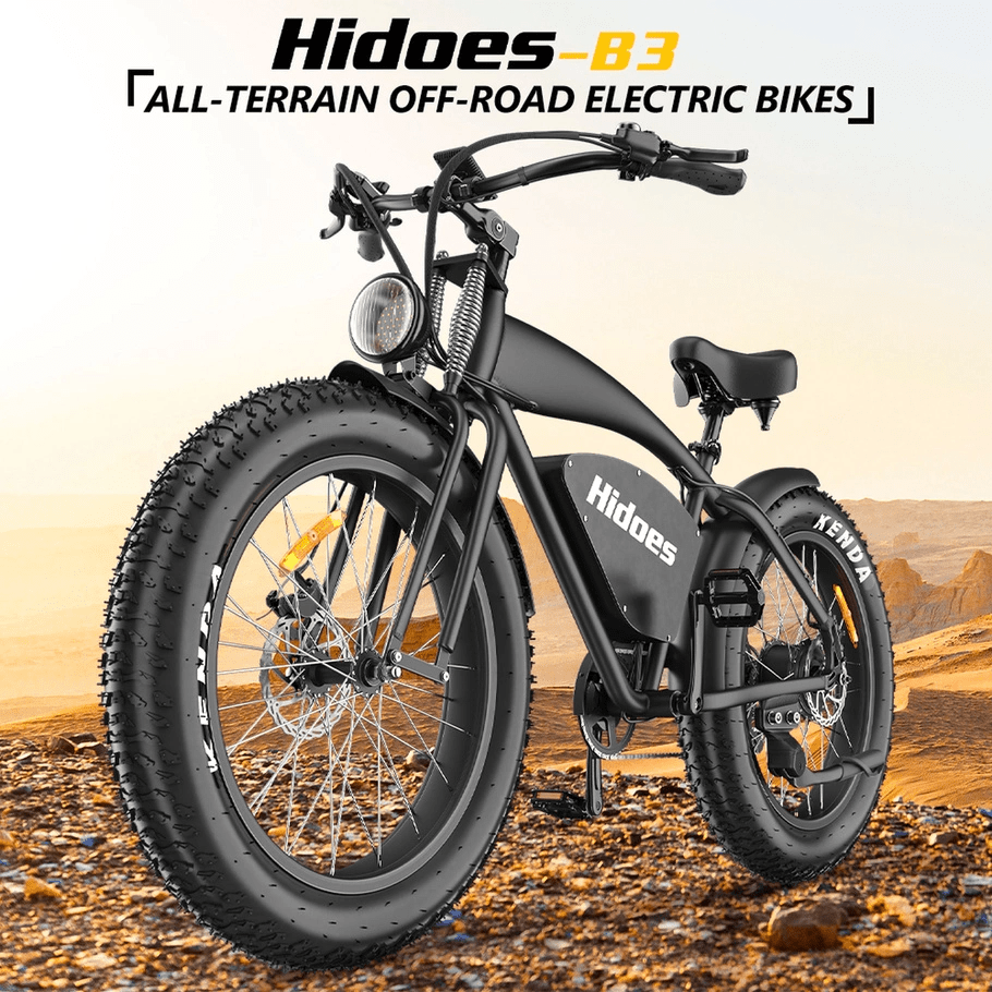 Hidoes B3 26" Fat Tyre Electric Bike 1000W 48V 17.5Ah