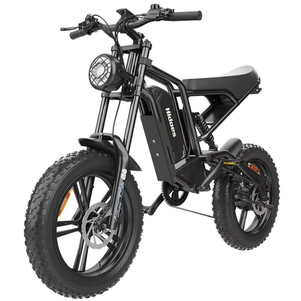 Hidoes B6 Electric Bike in black side view