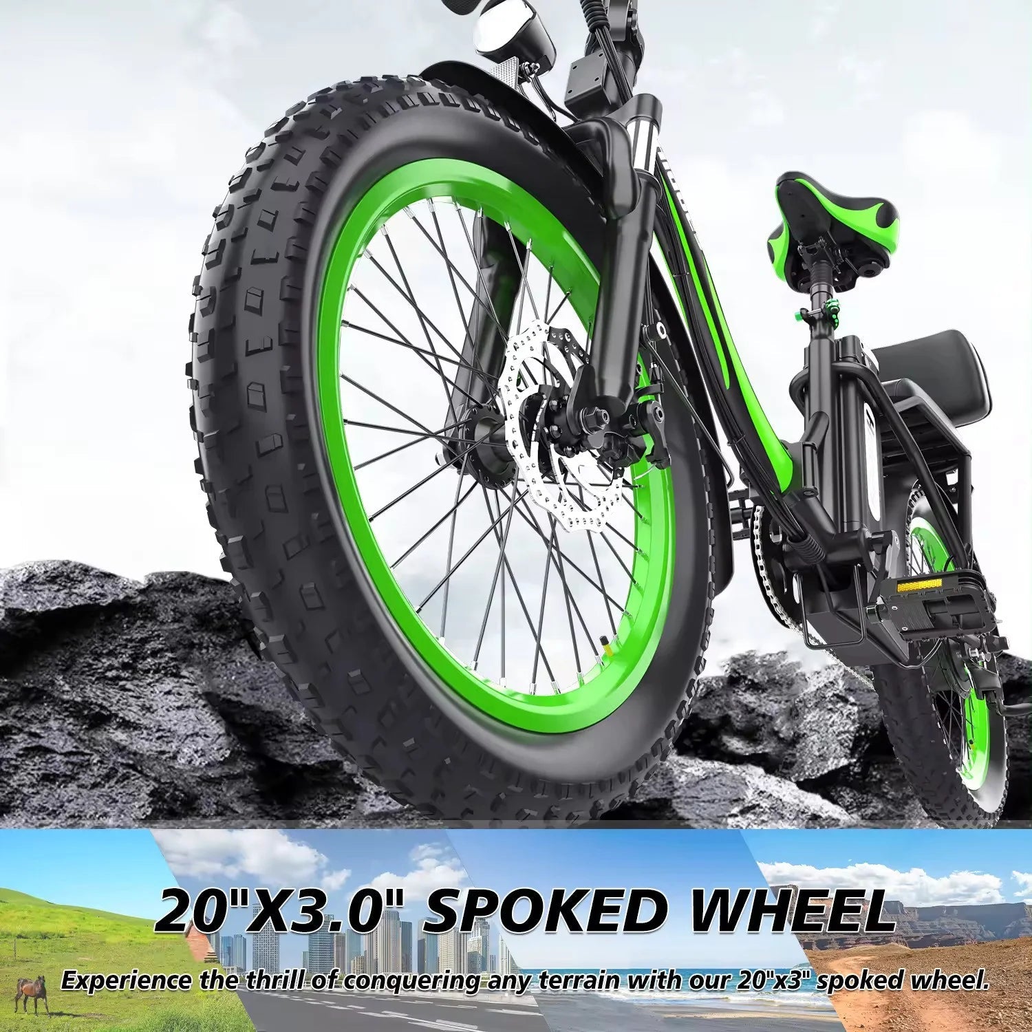 Hidoes C1 20" Folding Electric Bike 750W 48V 13Ah