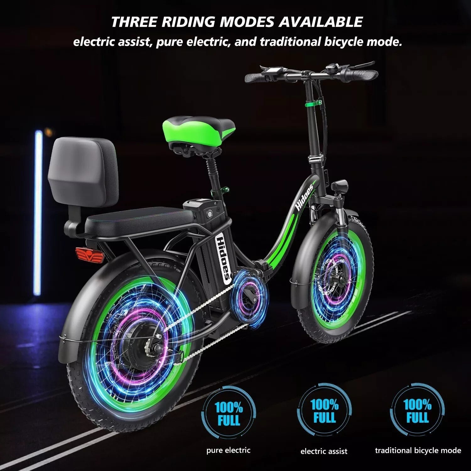 Hidoes C1 20" Folding Electric Bike 750W 48V 13Ah