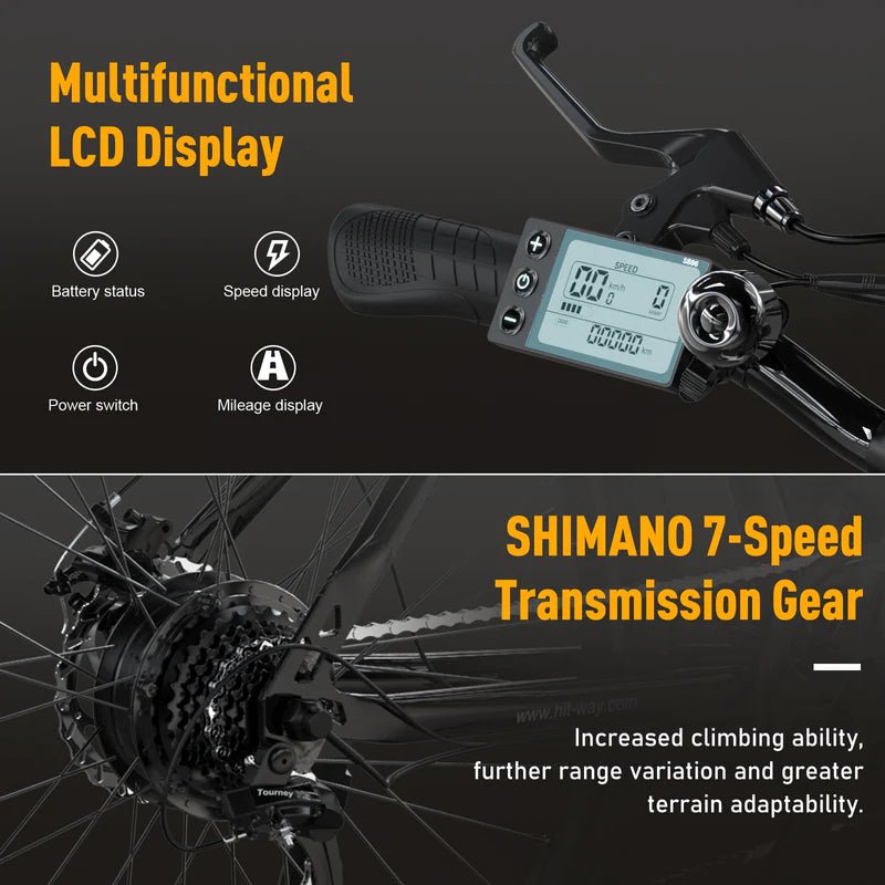 Hitway BK15 Electric Bike 250W 36V 12Ah