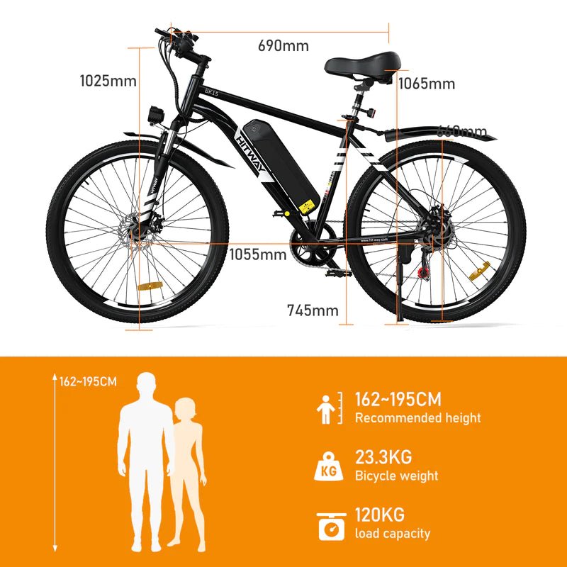 Hitway BK15 Electric Bike 250W 36V 12Ah