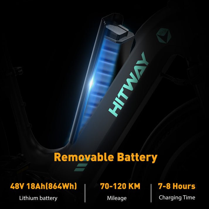 HITWAY BK16 26” Electric Bike 250W 48V 18Ah