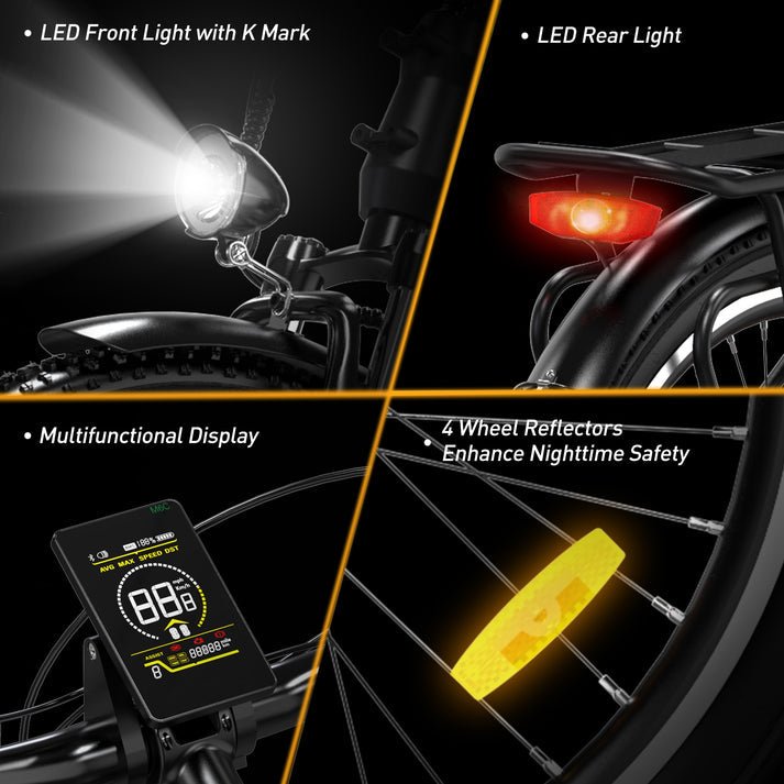 HITWAY BK16 26” Electric Bike 250W 48V 18Ah