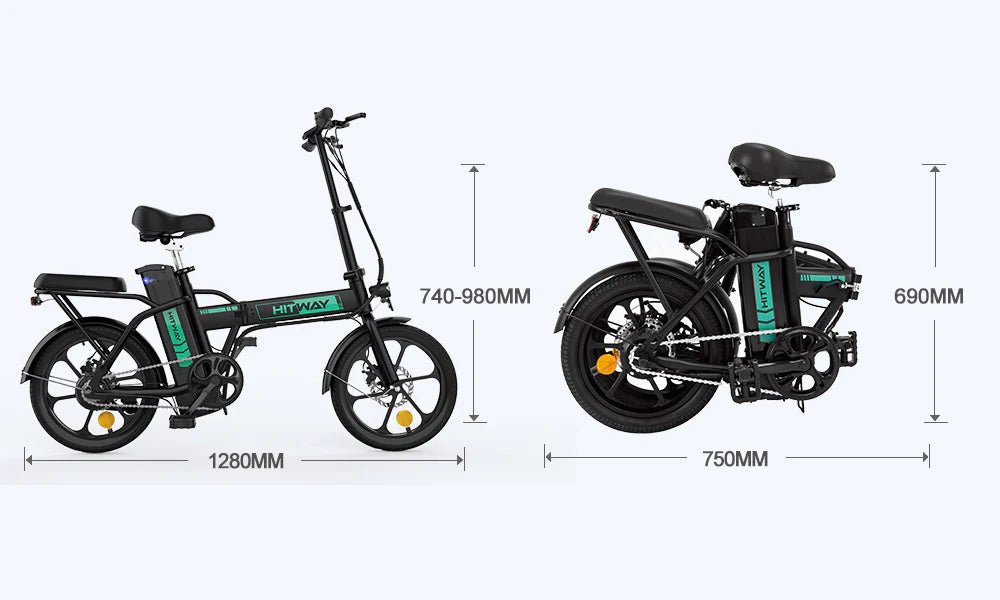 Hitway BK5S Electric Bike 250W 36V 10.4Ah