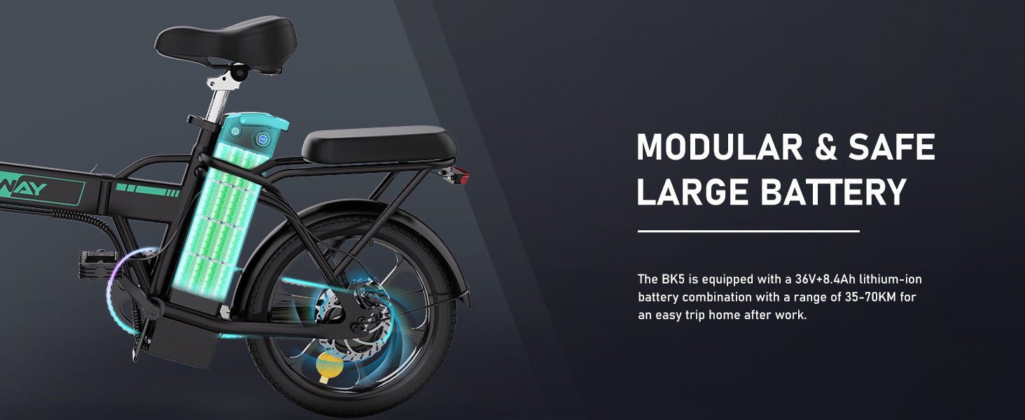 Hitway BK5S Electric Bike 250W 36V 10.4Ah