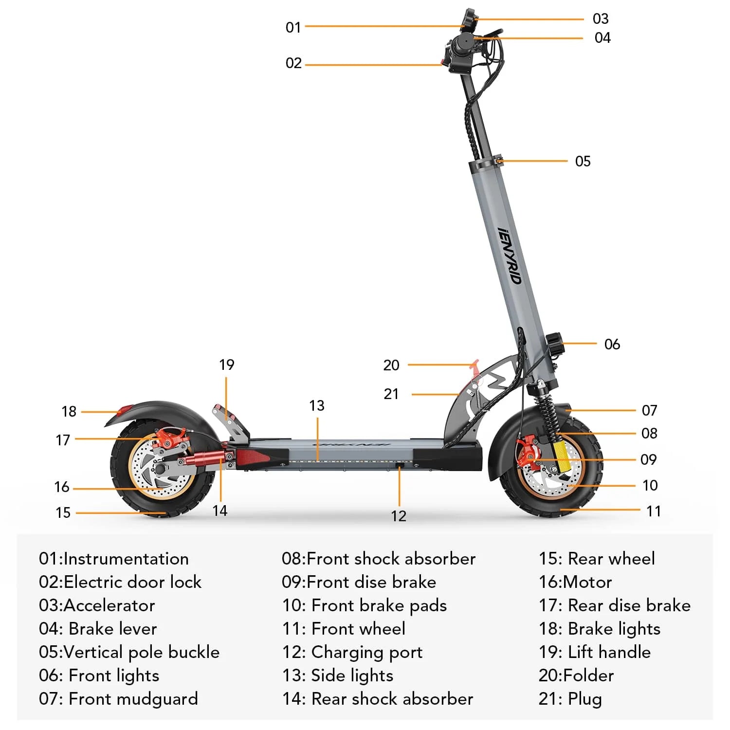 iEnyrid A1 Electric Scooter 6