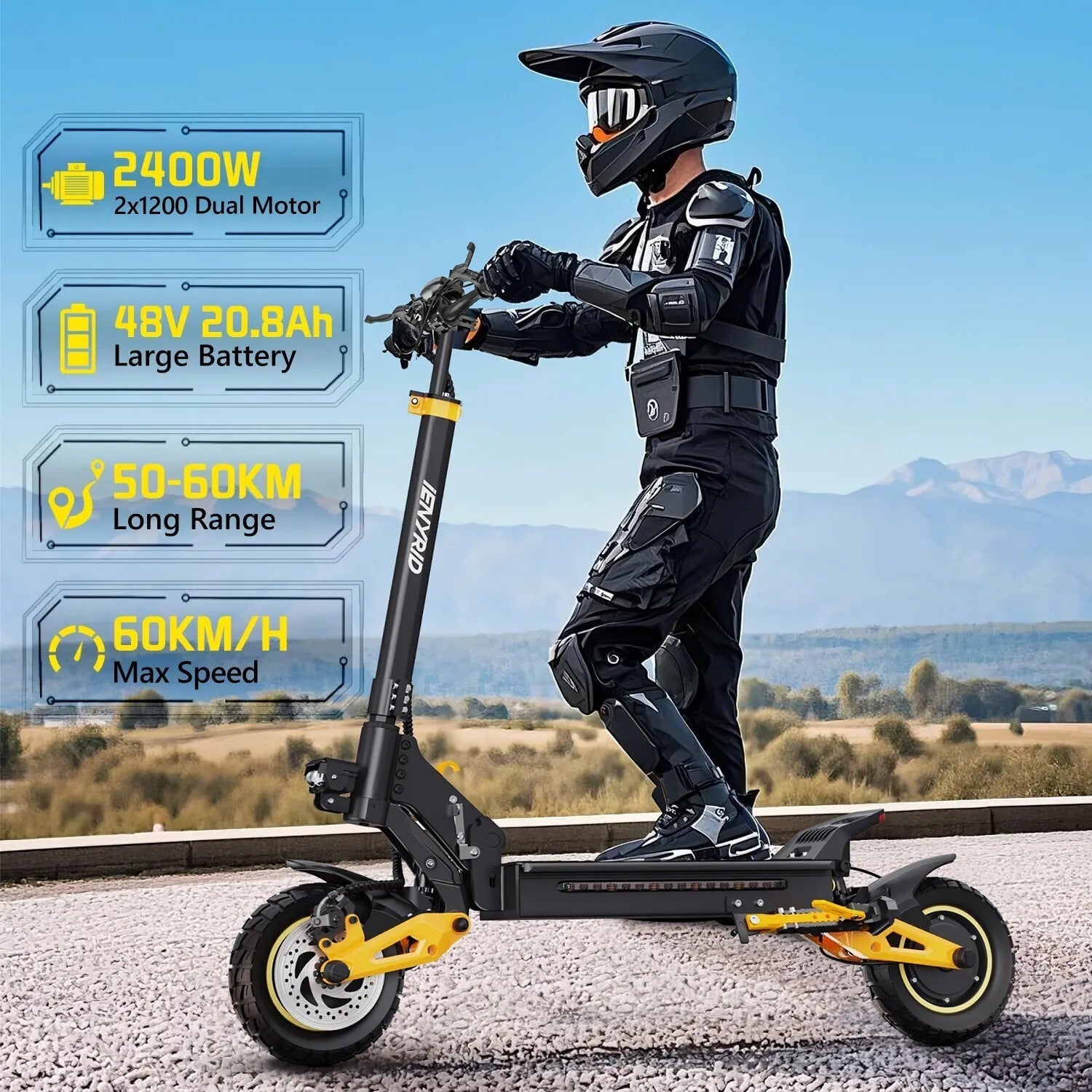 iENYRID ES1 2400W Dual Motor Electric Scooter