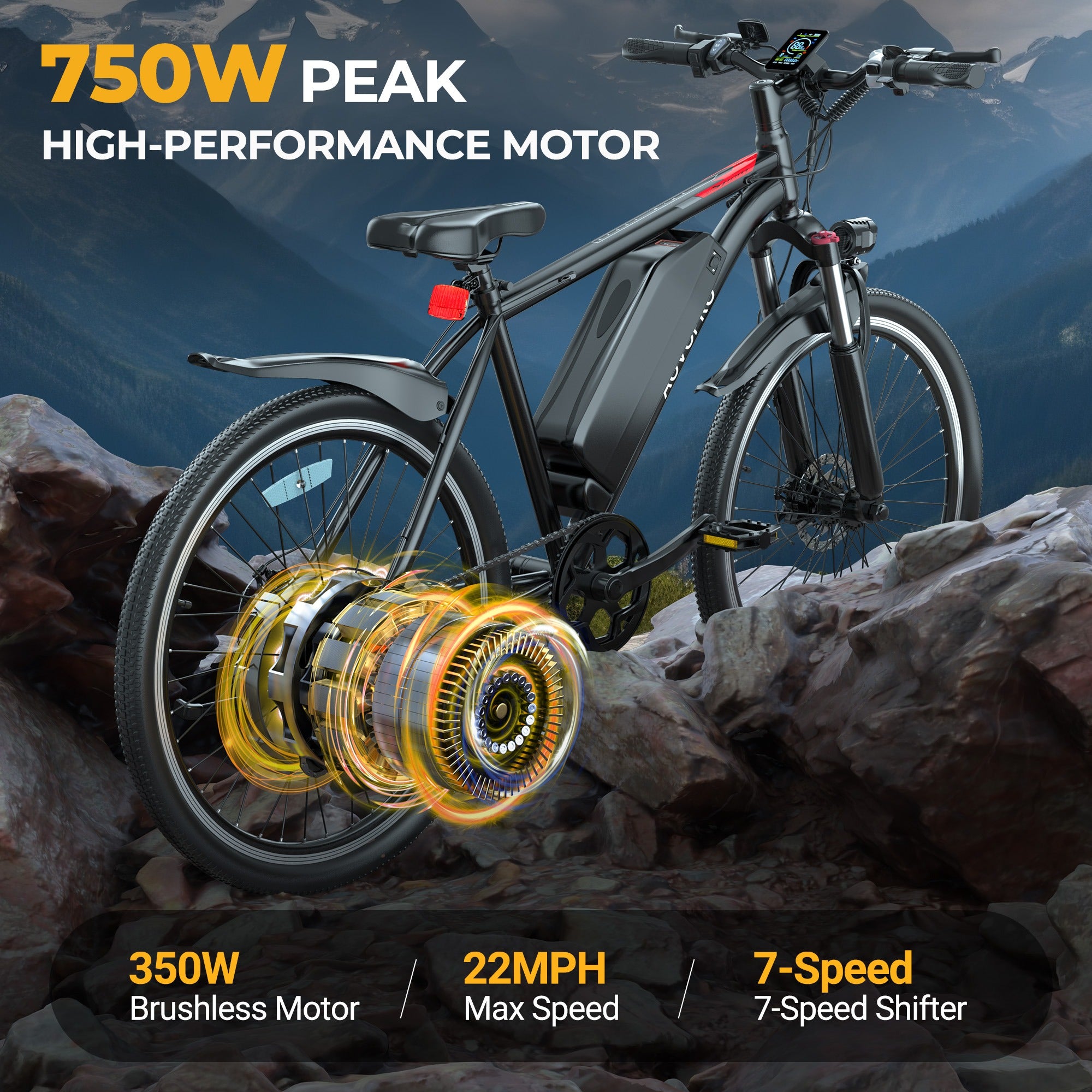 Aovo Pro BK900 Electric Bike 5