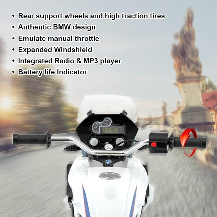 Rollplay BMW R1200 GS Motorbike 12 Volt 7