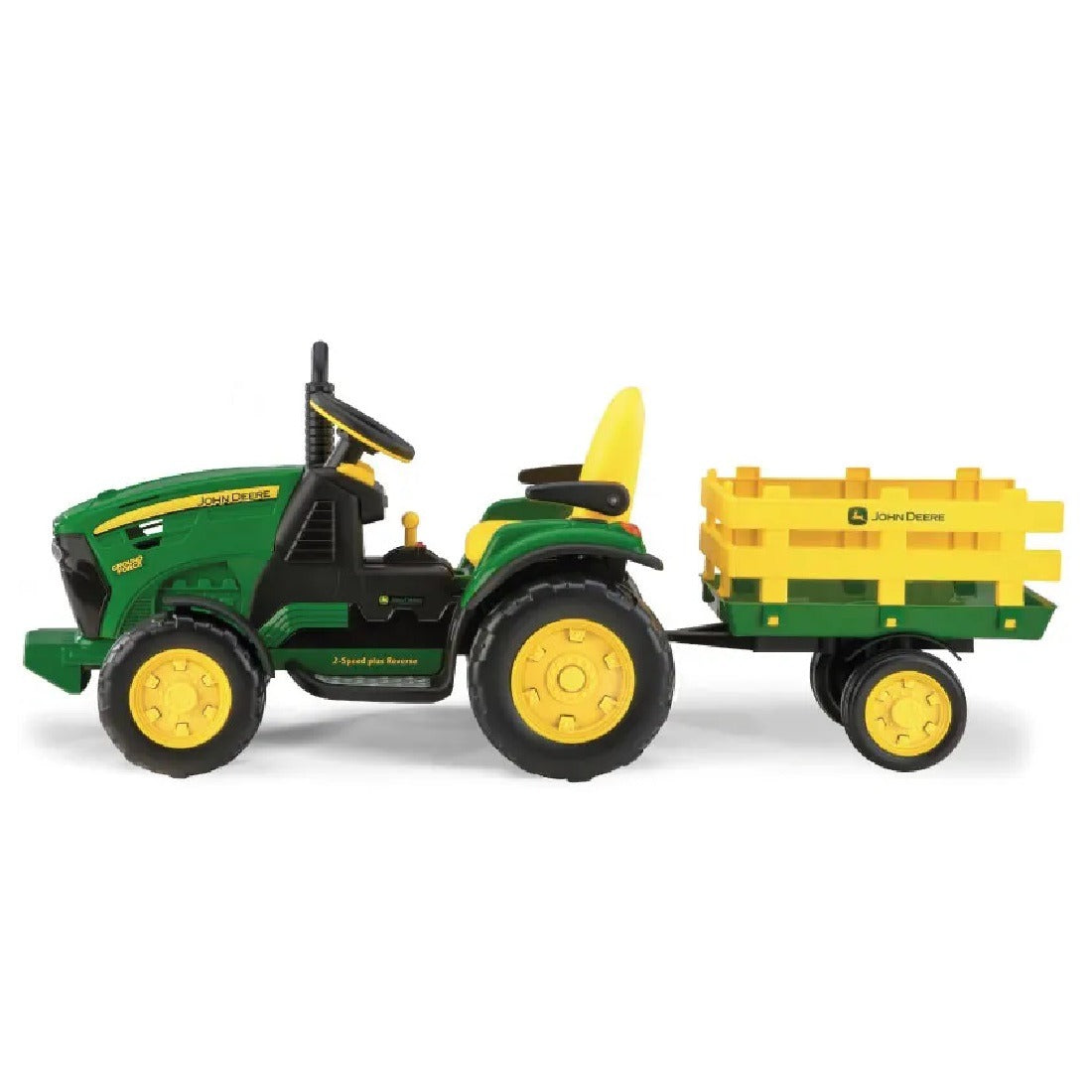 Peg Perego John Deer Ground Force With Trailer 3