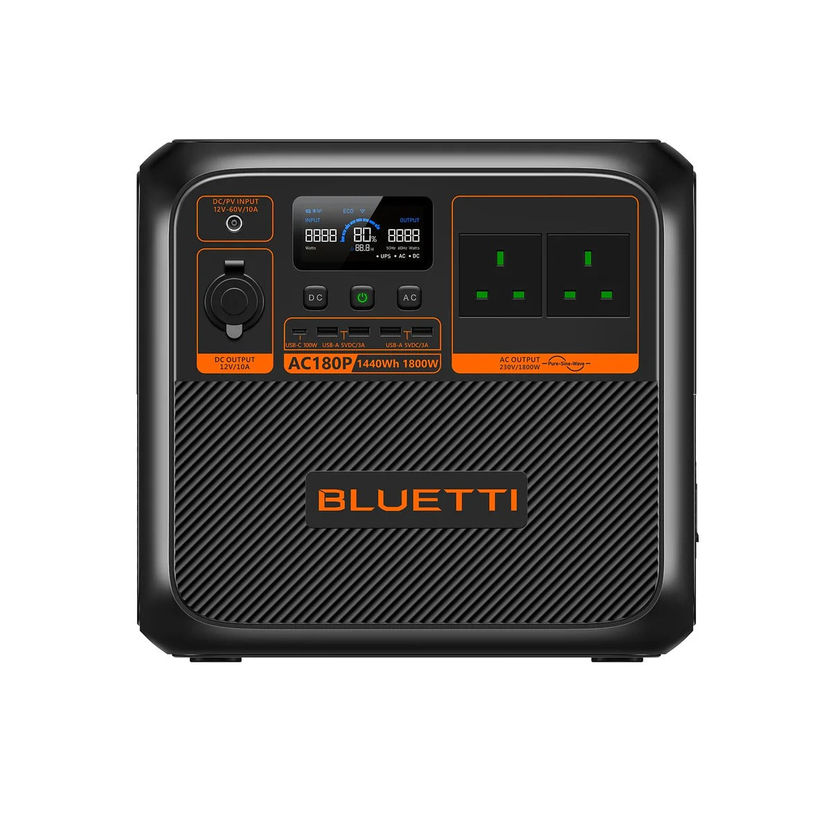 Bluetti AC180P Portable Power Station 1440Wh 1
