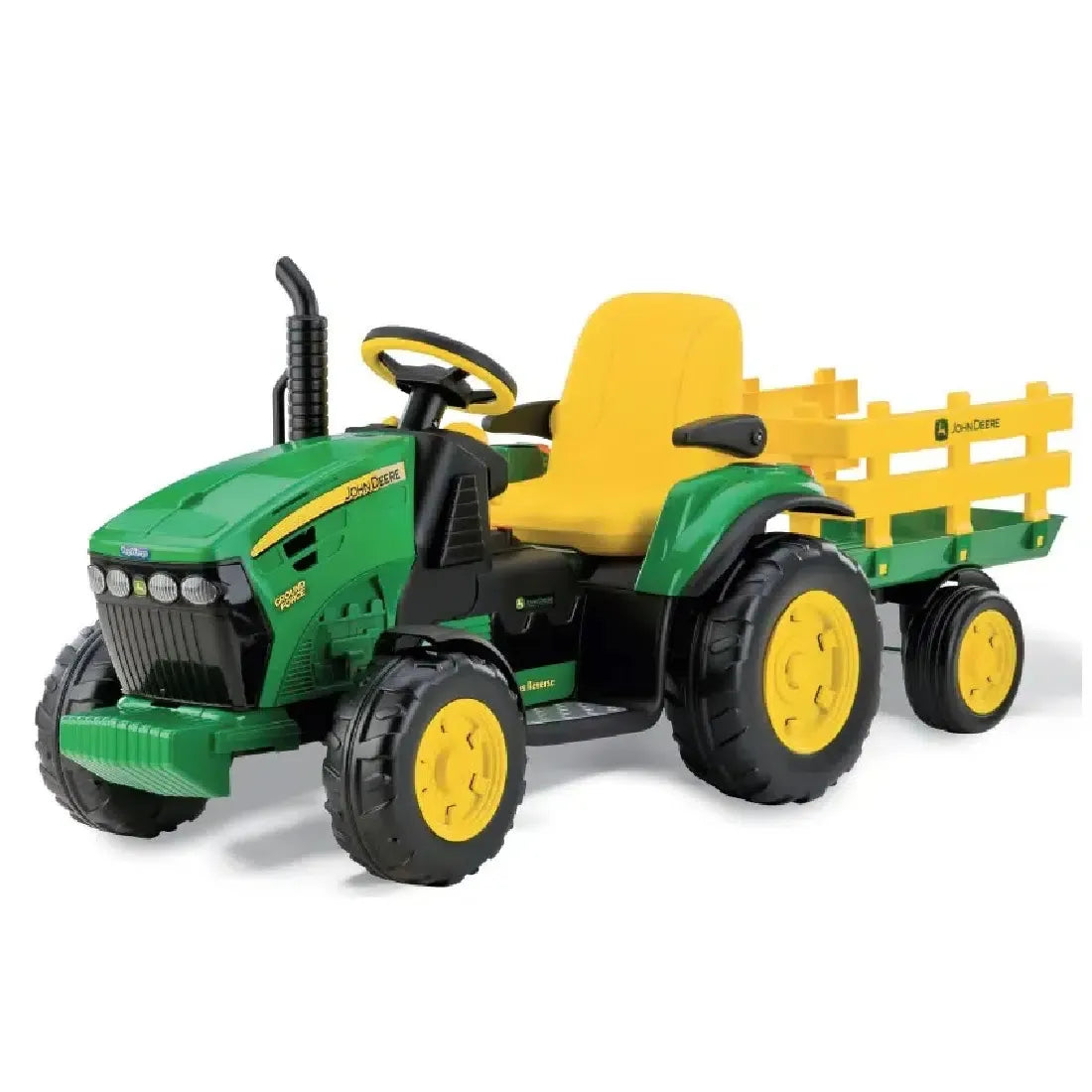Peg Perego John Deer Ground Force With Trailer 1