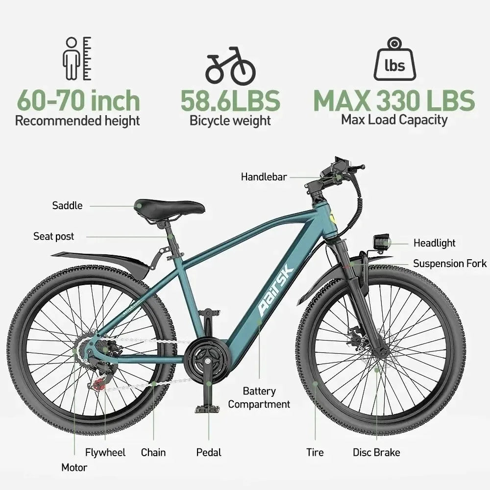 Aairsk GT300 Electric Bike 3