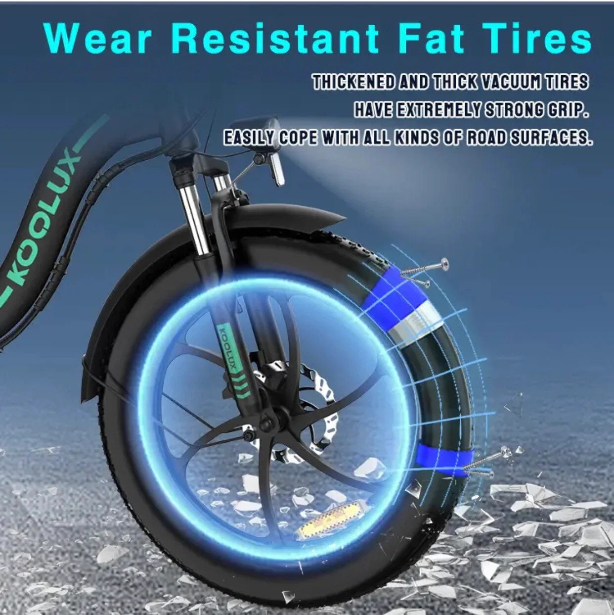 Koolux BK6S 4.0 Electric Bike 500W 48V 15Ah