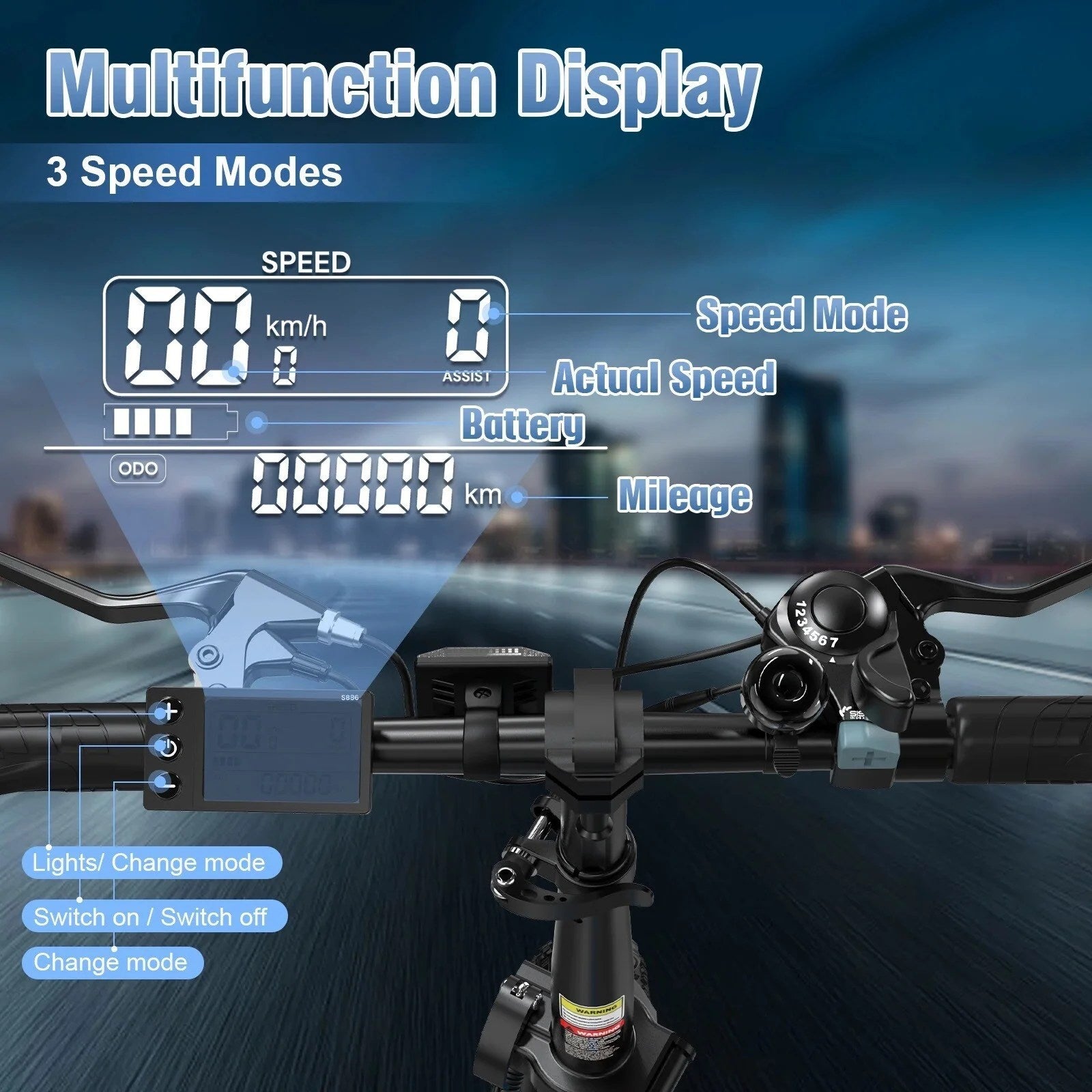 Koolux BK6S 4.0 Electric Bike 500W 48V 15Ah