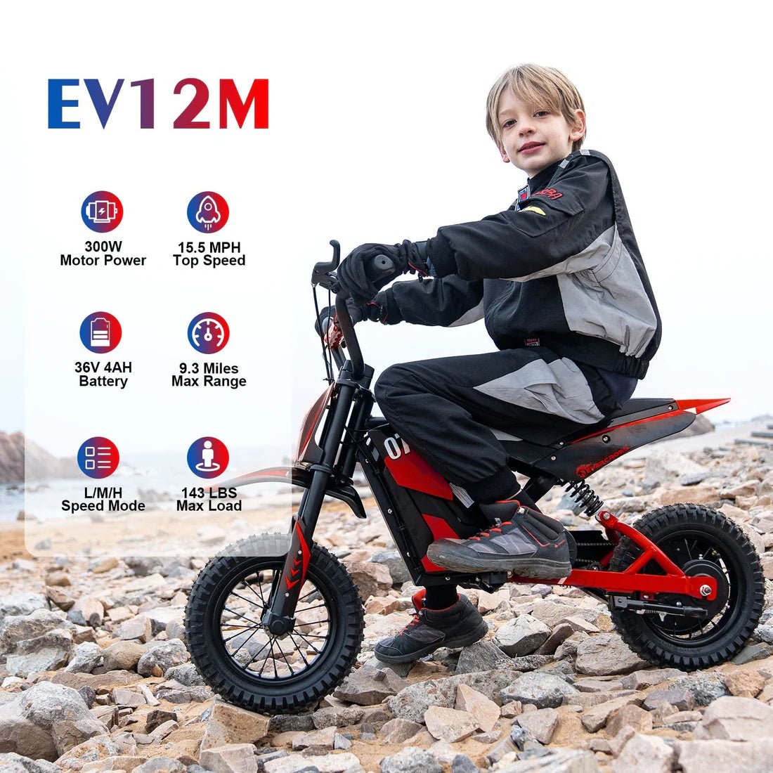 Koolux EV12M 300W Kids Electric Dirt Bike
