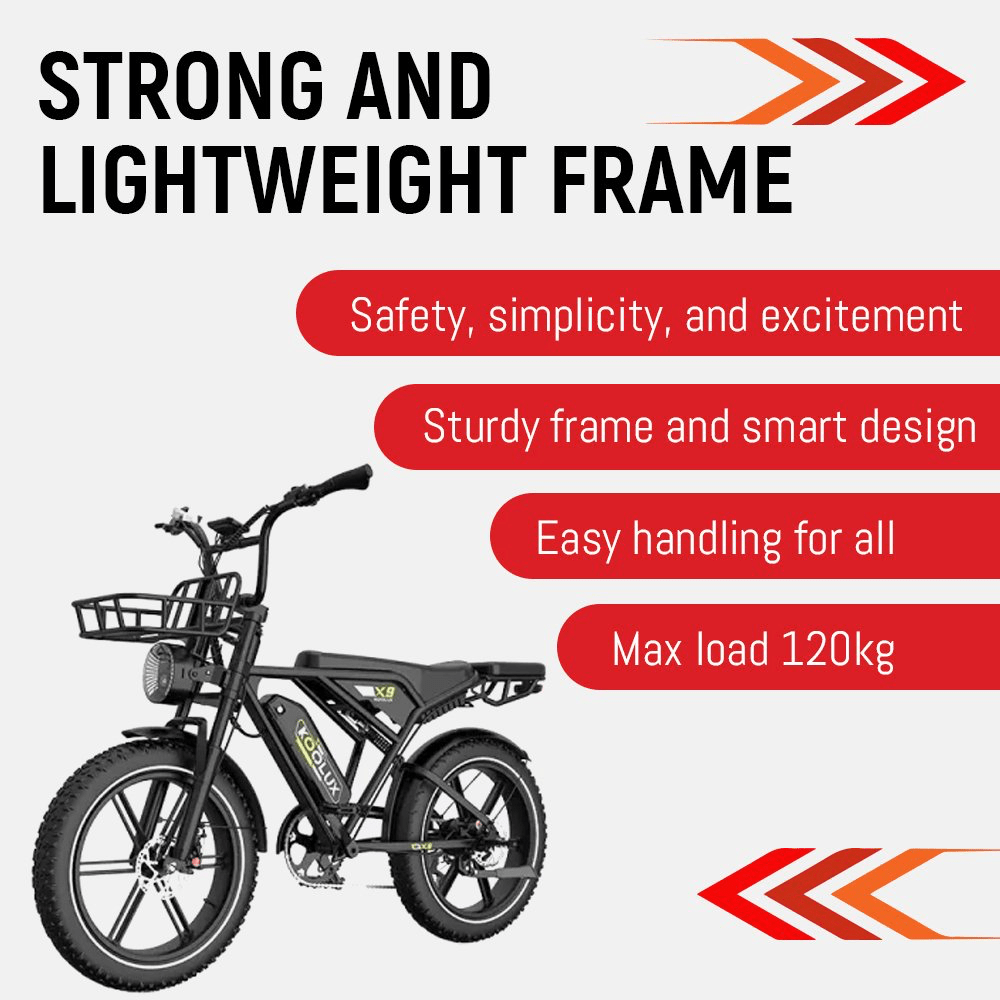 KOOLUX X9 Electric Bike 48V 15.6AH (Pro 31.2Ah)