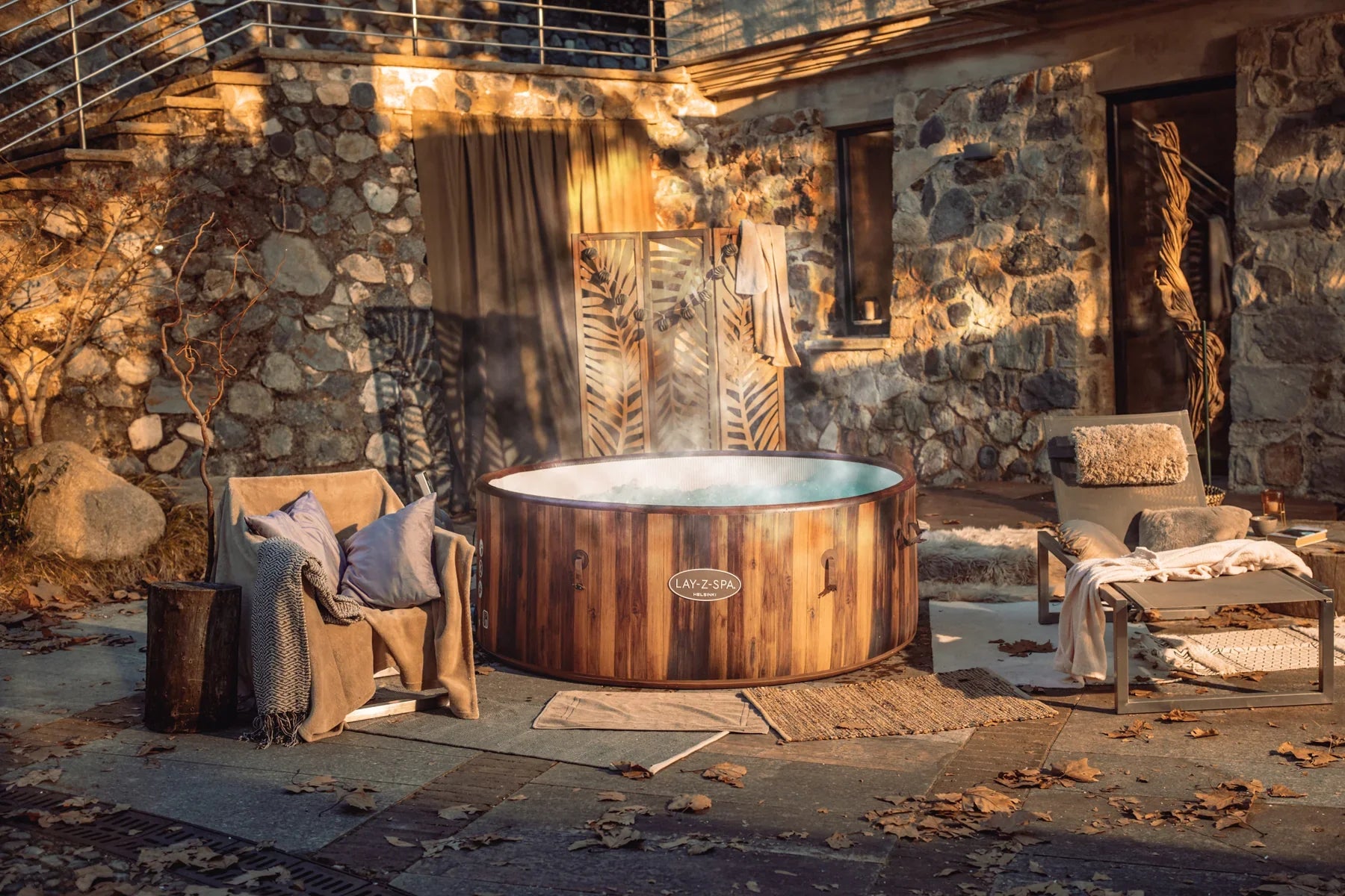 Lay-Z-Spa Helsinki Air Jet Hot Tub 13