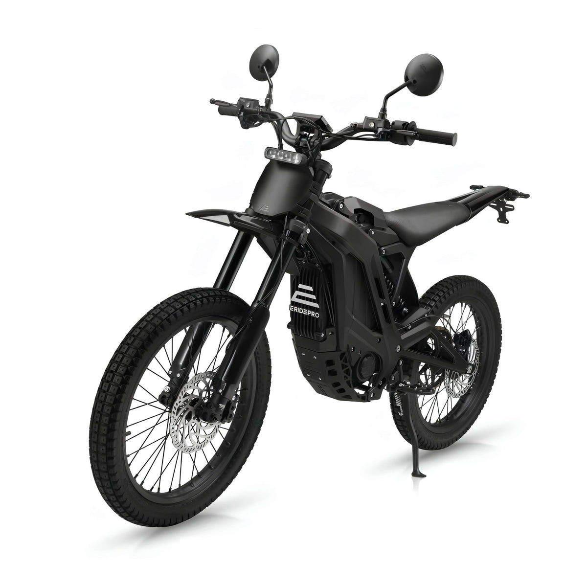 E RIDE PRO SE 72V Electric Dirt Bike side and riding detail