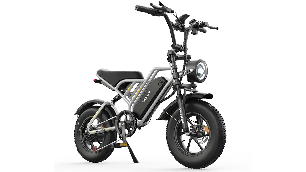 Varun Plorer Electric Bike 16inch Fat-Tire E-Bike with 48V 624Wh Varun