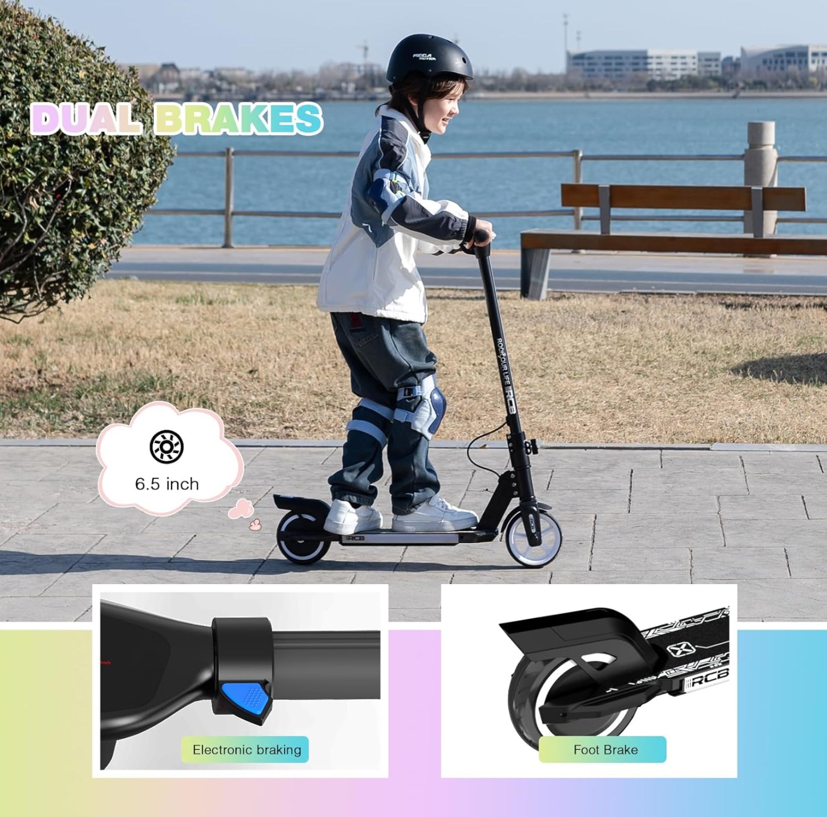 RCB R12 130W Kids Electric Scooter