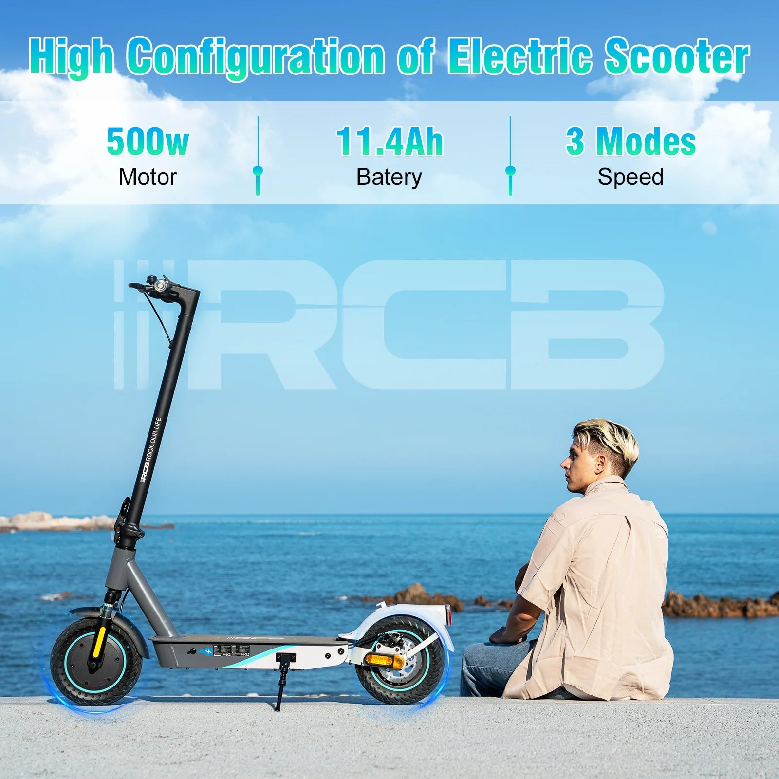 RCB R19 500W Electric Scooter