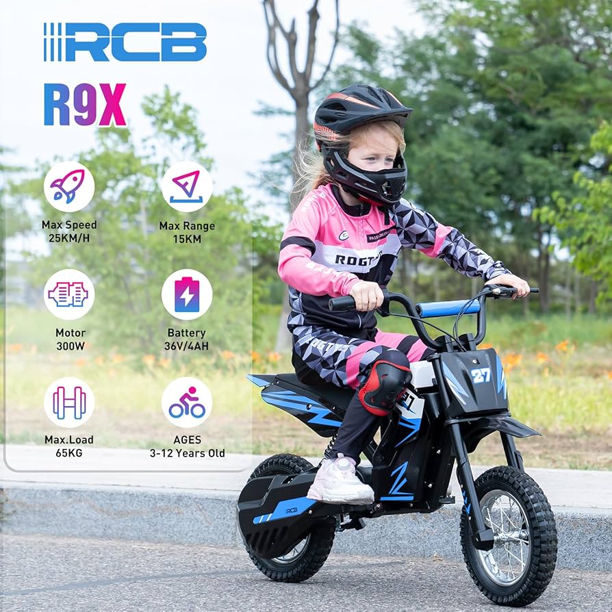 RCB R9X 300W Kids Electric Dirt Bike