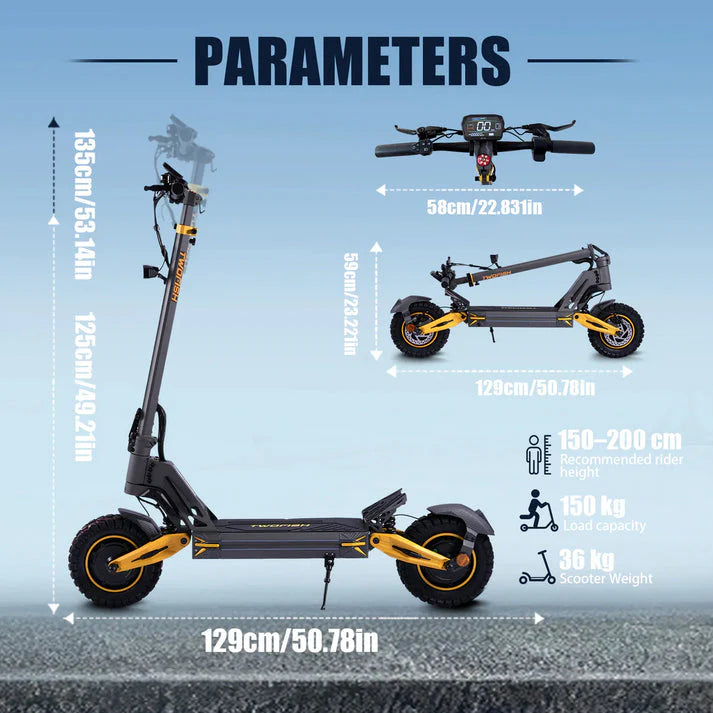 Twofish TW4 Pro Dual Motor Electric Scooter 7