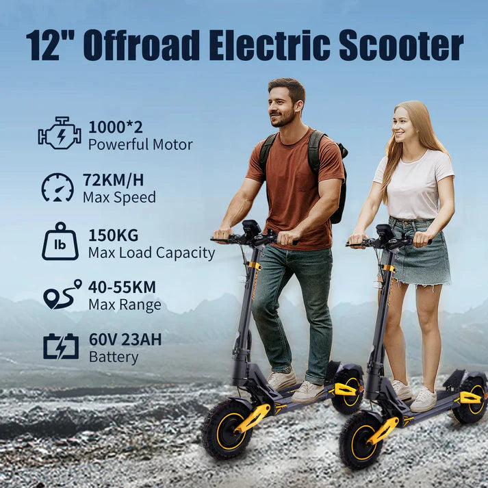 Twofish TW4 Pro Dual Motor Electric Scooter 9