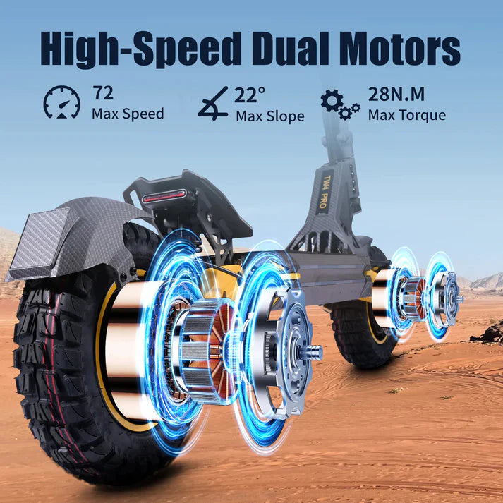 Twofish TW4 Pro Dual Motor Electric Scooter 5